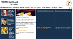 Desktop Screenshot of farmakovijilansdernegi.org